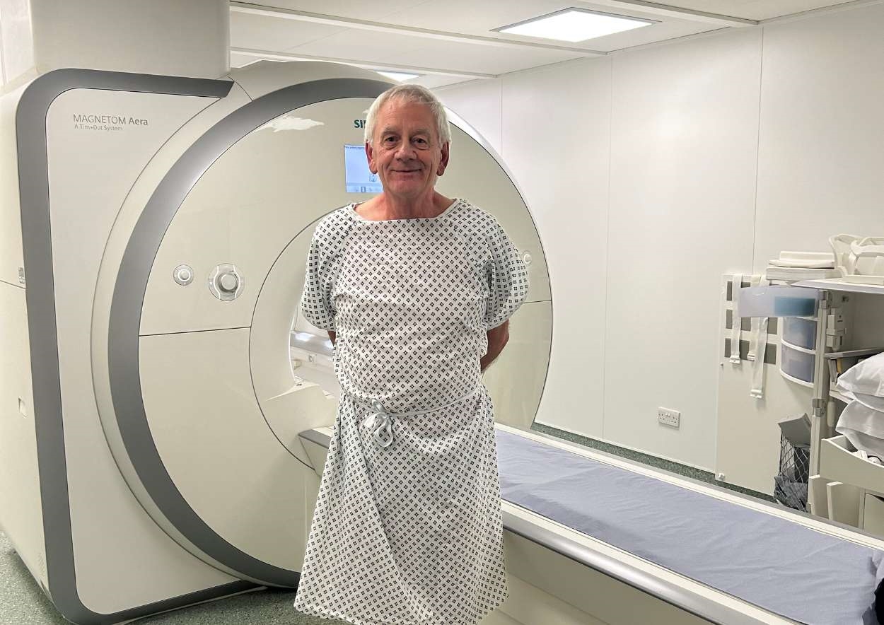 Andrew, MRI patient Andrew, MRI patient